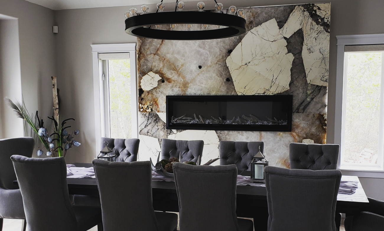 Quartzite Feature Dining Room